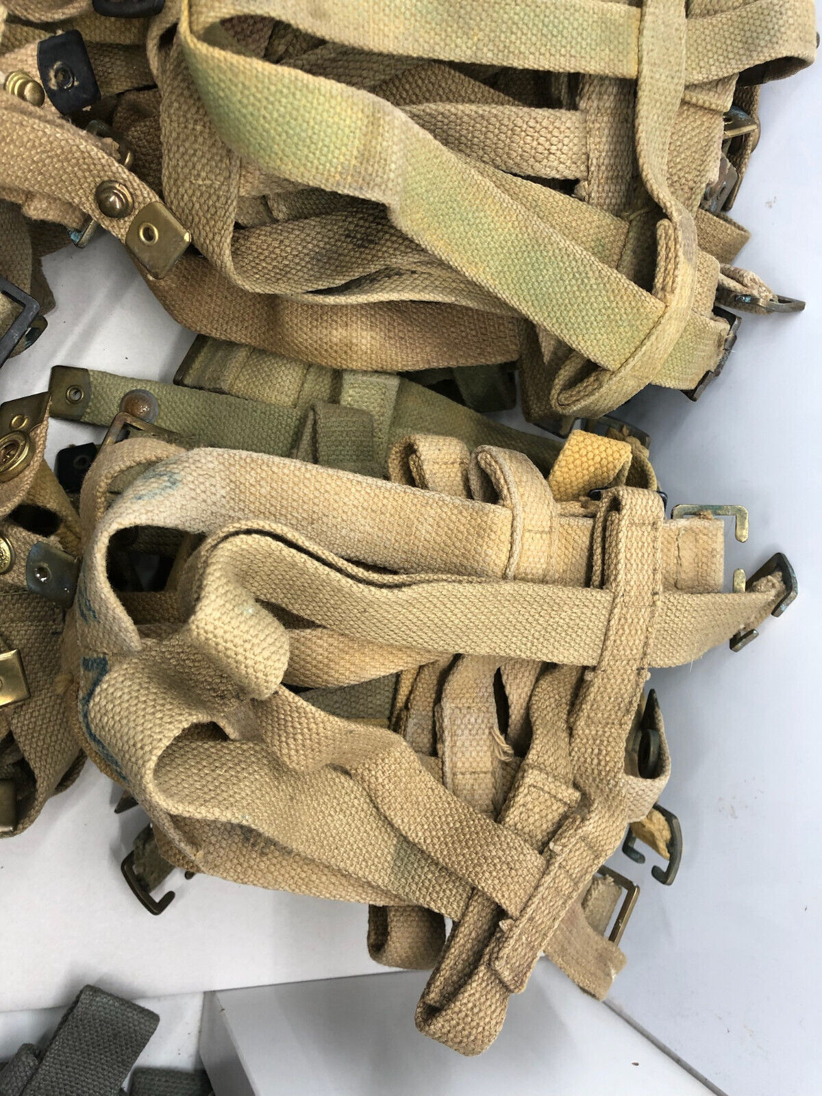 Original WW2 37 Pattern British Army Water Bottle Carrier Harness - The Militaria Shop