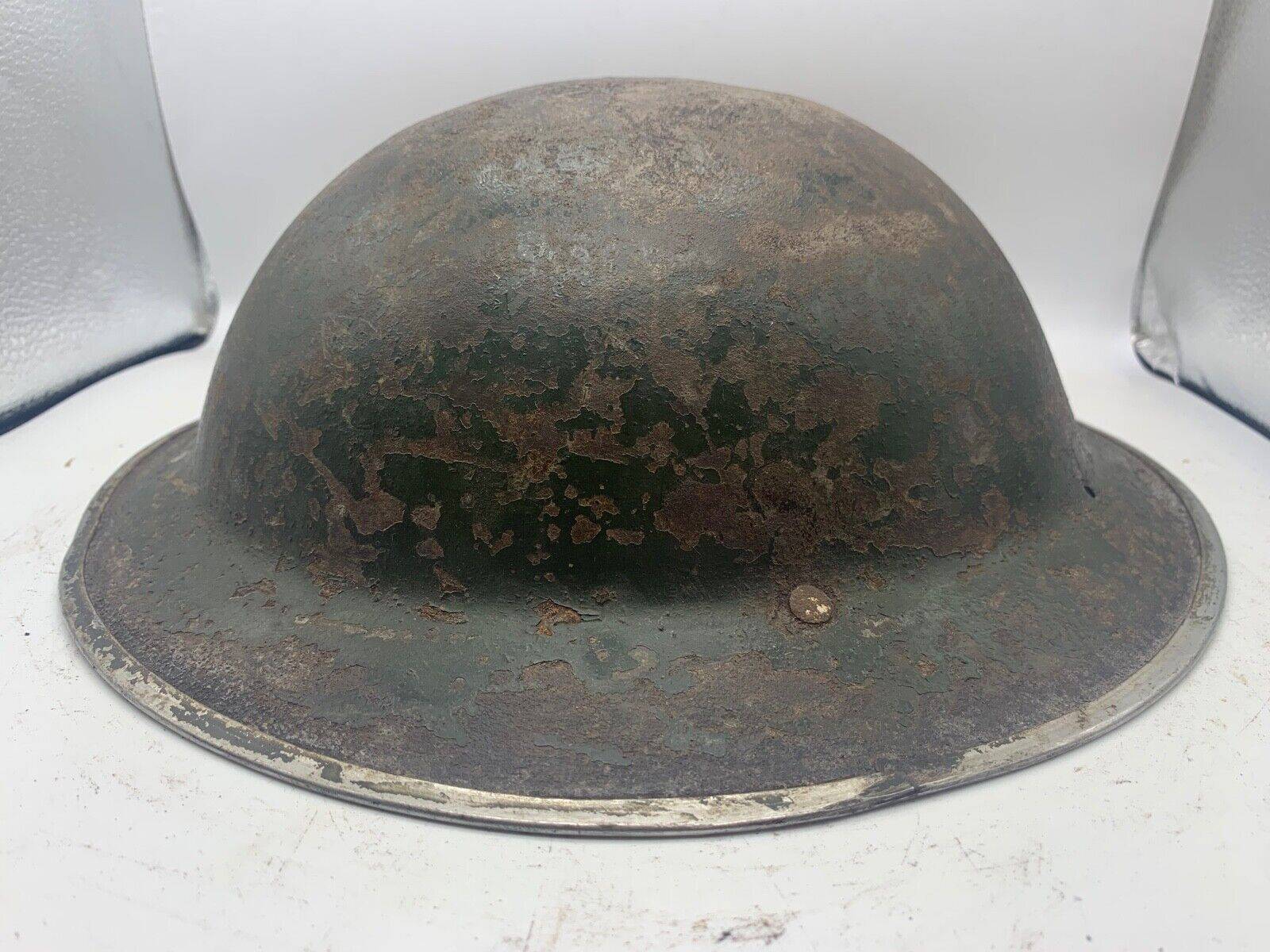 Original WW2 South African Army Mk2 Brodie Helmet - British Style Combat Helmet - The Militaria Shop