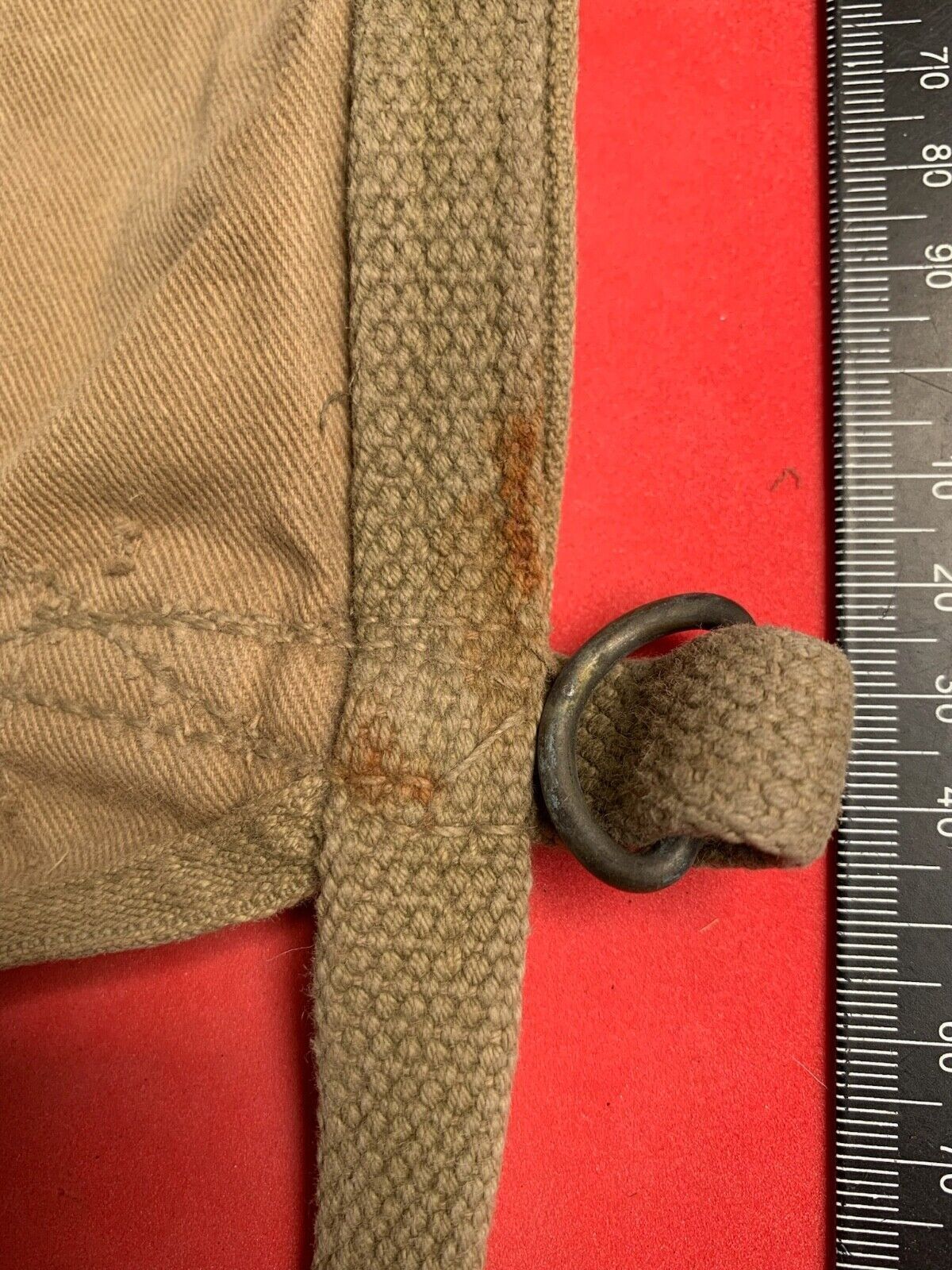 Original WW2 US Army M1928 Haversack Pack Tail - The Militaria Shop
