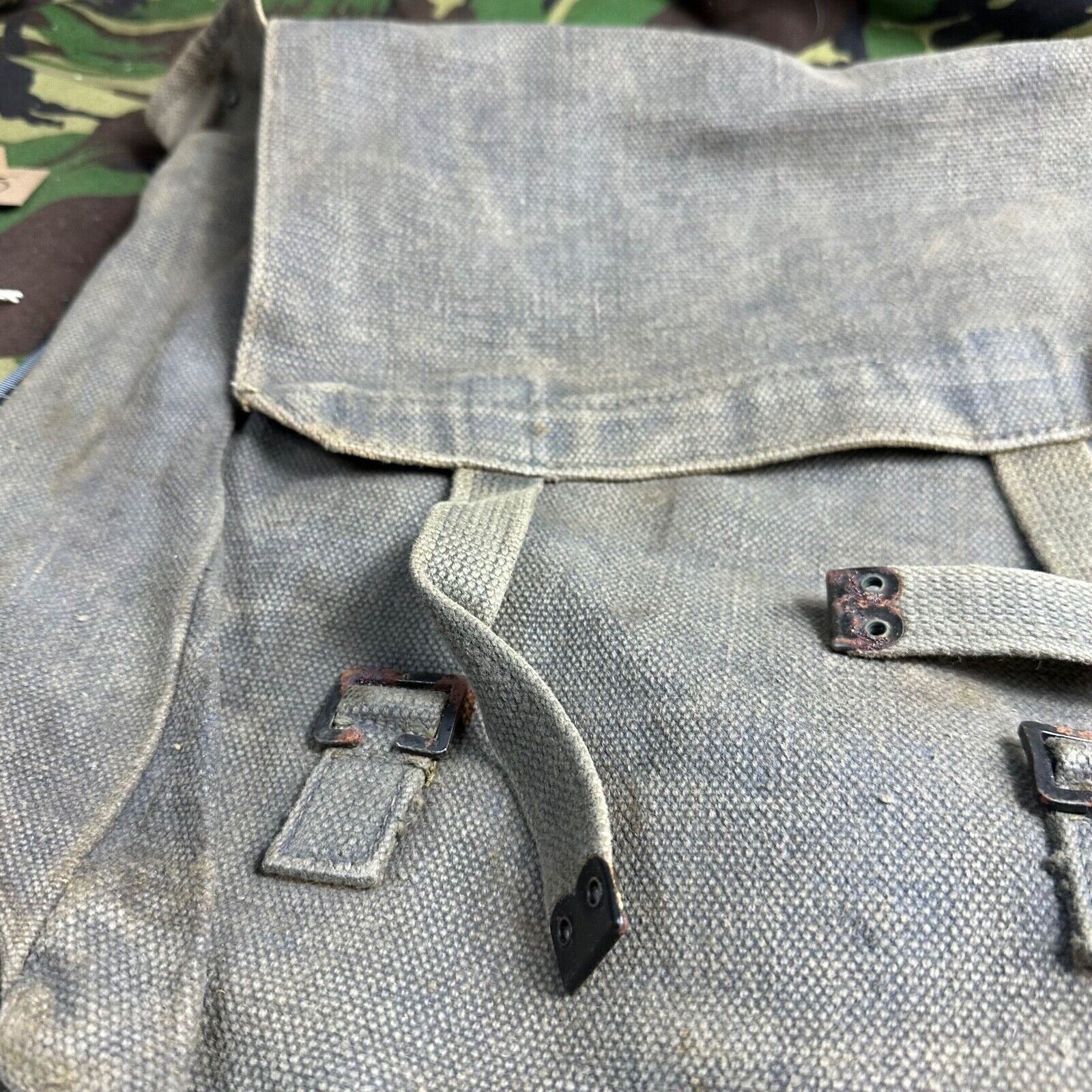 British Army / RAF 37 Pattern Large Pack - WW2 Pattern -Used Condition Original - The Militaria Shop