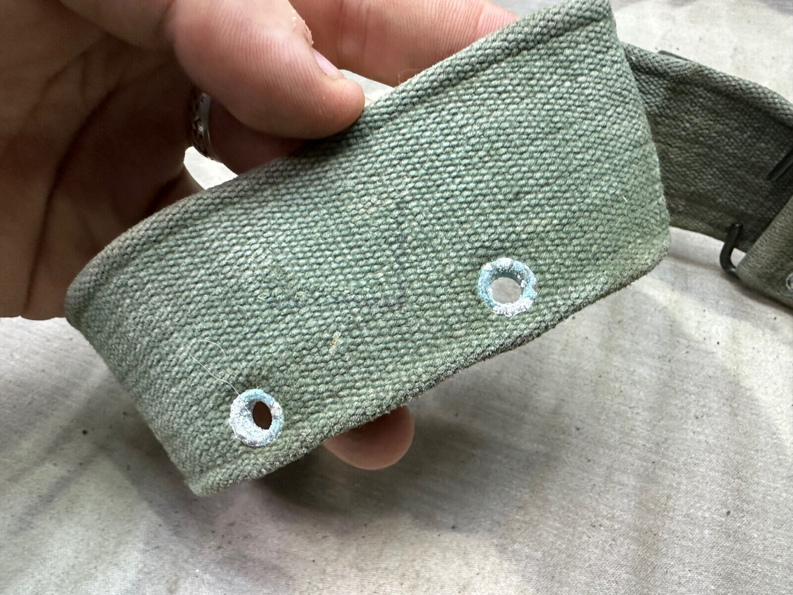 Original WW2 British Army 44 Pattern Soldiers Belt - 36" Waist - The Militaria Shop