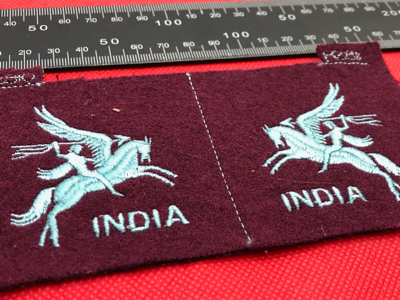 WW2 British Army Indian Airborne Division Pair Reproduction Shoulder Badges - The Militaria Shop
