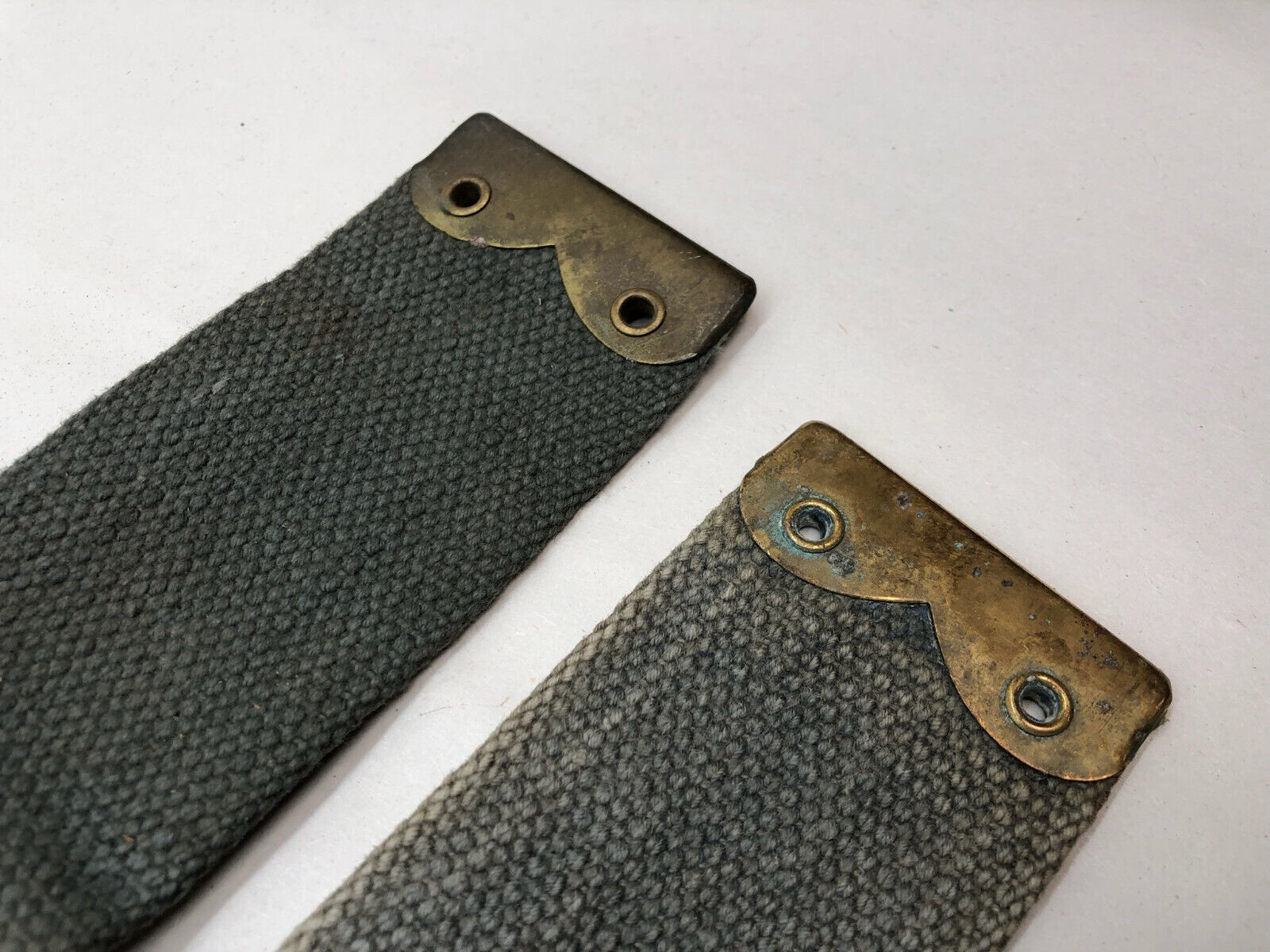 Original WW2 British Royal Air Force Blue 37 Pattern L Strap Set - The Militaria Shop