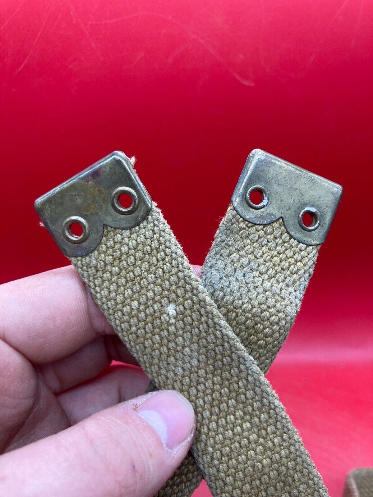 Original WW2 British Army 37 Pattern Shoulder / Cross Strap - 1941 - The Militaria Shop