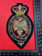 British Army Bullion Embroidered Blazer Badge - The Blues & Royals - The Militaria Shop