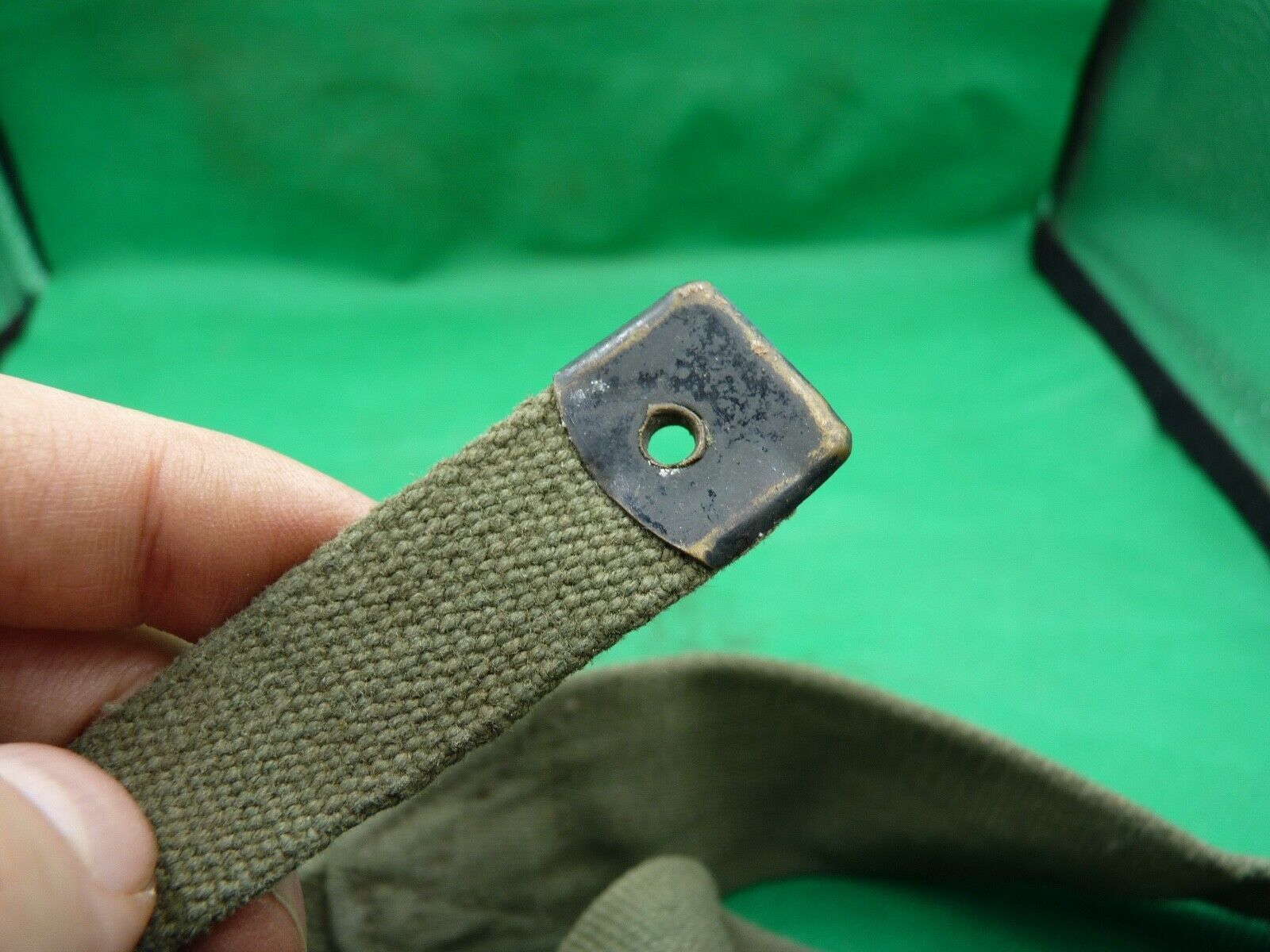 Original WW2 British Army 44 Pattern Equipment Strap - 1945 Dated - The Militaria Shop