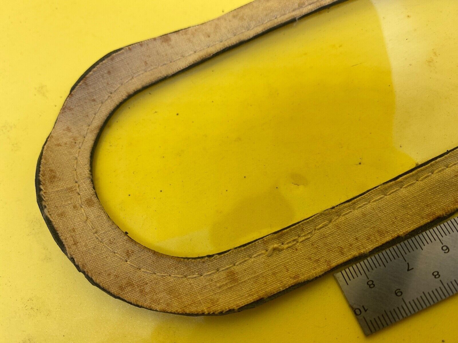 Original WW2 Civilian Gas Mask Face Panel - Useful Replacement - The Militaria Shop