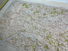 Original WW2 British Army OS Map of England - War Office - Kington - The Militaria Shop