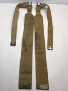 Original WW2 British Army 37 Pattern L Straps Pair - Wartime Dated - The Militaria Shop