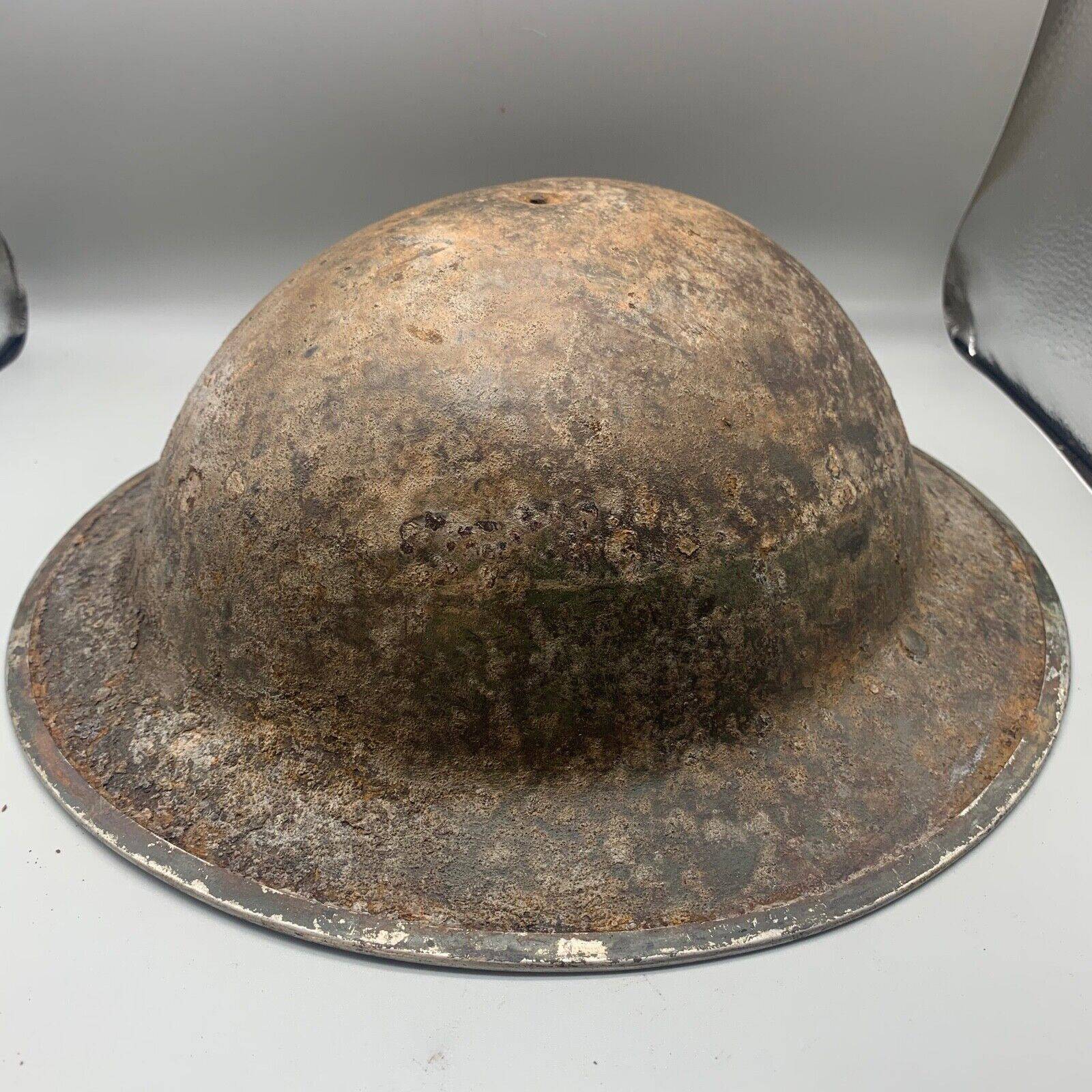 Original WW2 South African Army Mk2 Brodie Helmet - British Style Combat Helmet - The Militaria Shop