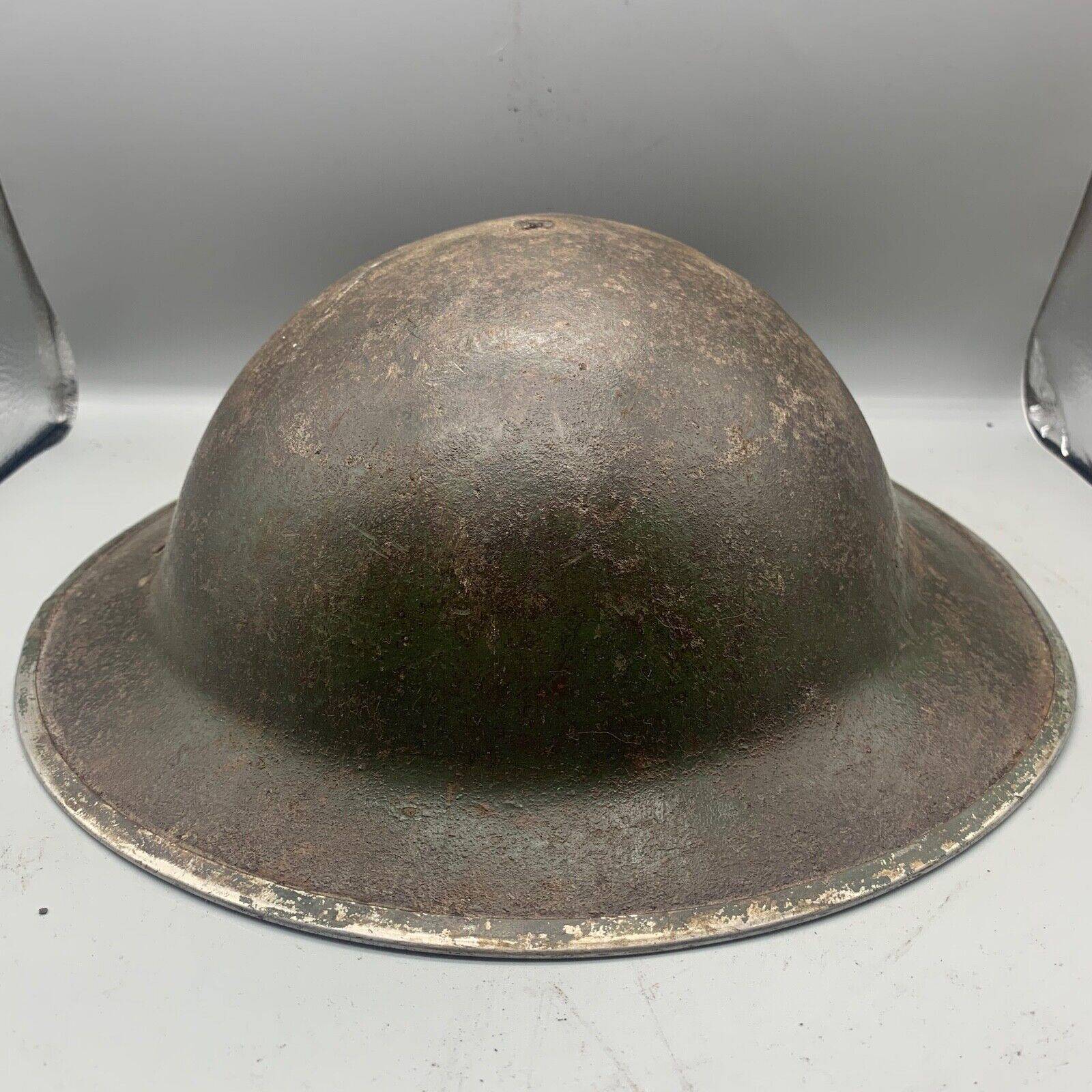 Original WW2 South African Army Mk2 Brodie Helmet - British Style Combat Helmet - The Militaria Shop