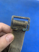 WW2 British Army / RAF 37 Pattern Webbing Water Bottle Carrier Harness 1943 Date - The Militaria Shop