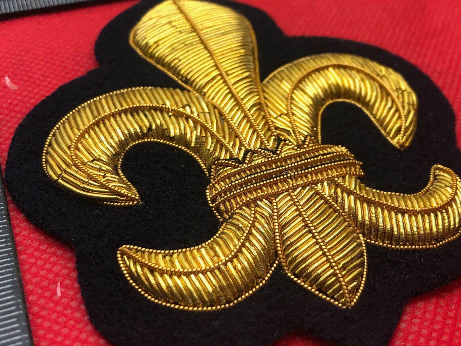 British Army Bullion Embroidered Blazer Badge - Manchester Regiment - The Militaria Shop