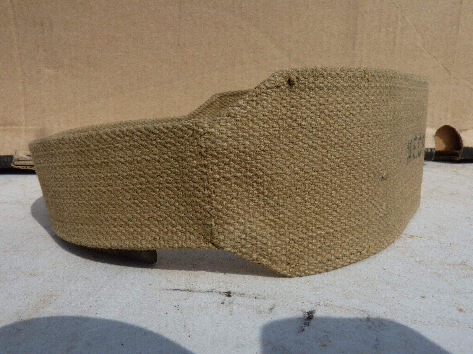 Original WW2 British Army 37 Pattern Yoke Utility Shoulder Strap - MECo 1941 - The Militaria Shop