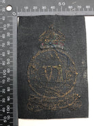 British Army Bullion Embroidered Blazer Badge - 4th Queen's Own Hussars - The Militaria Shop