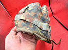 Original Unissued Tarnmuster German Army Camouflaged Helmet Cover - The Militaria Shop
