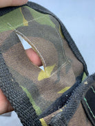 Camouflaged Fabric Canvas Pistol/Shotgun Ammunition Pouch - The Militaria Shop