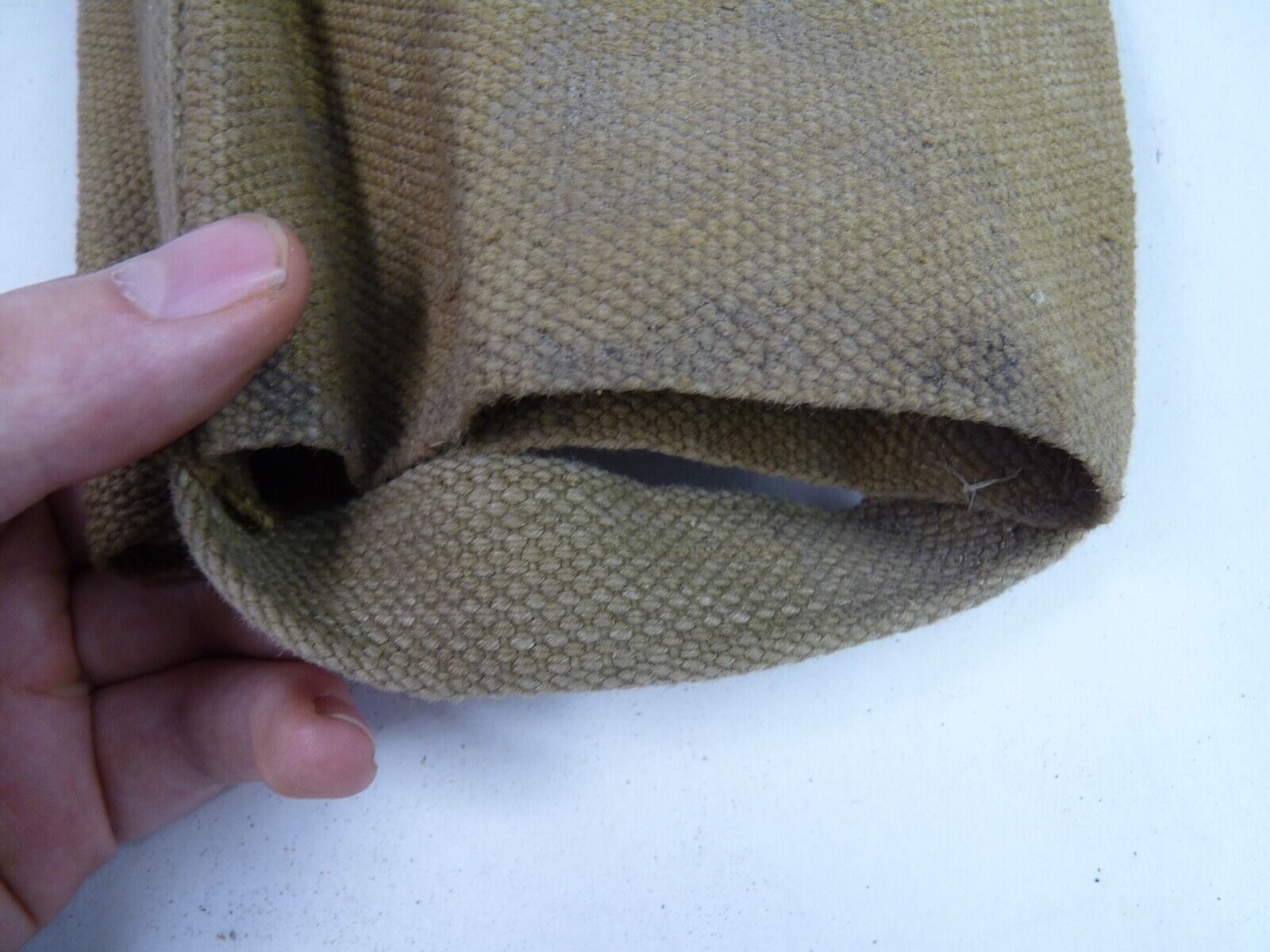 Original WW2 British Army Soldiers Water Bottle Carrier Harness - Dated 1942 - The Militaria Shop