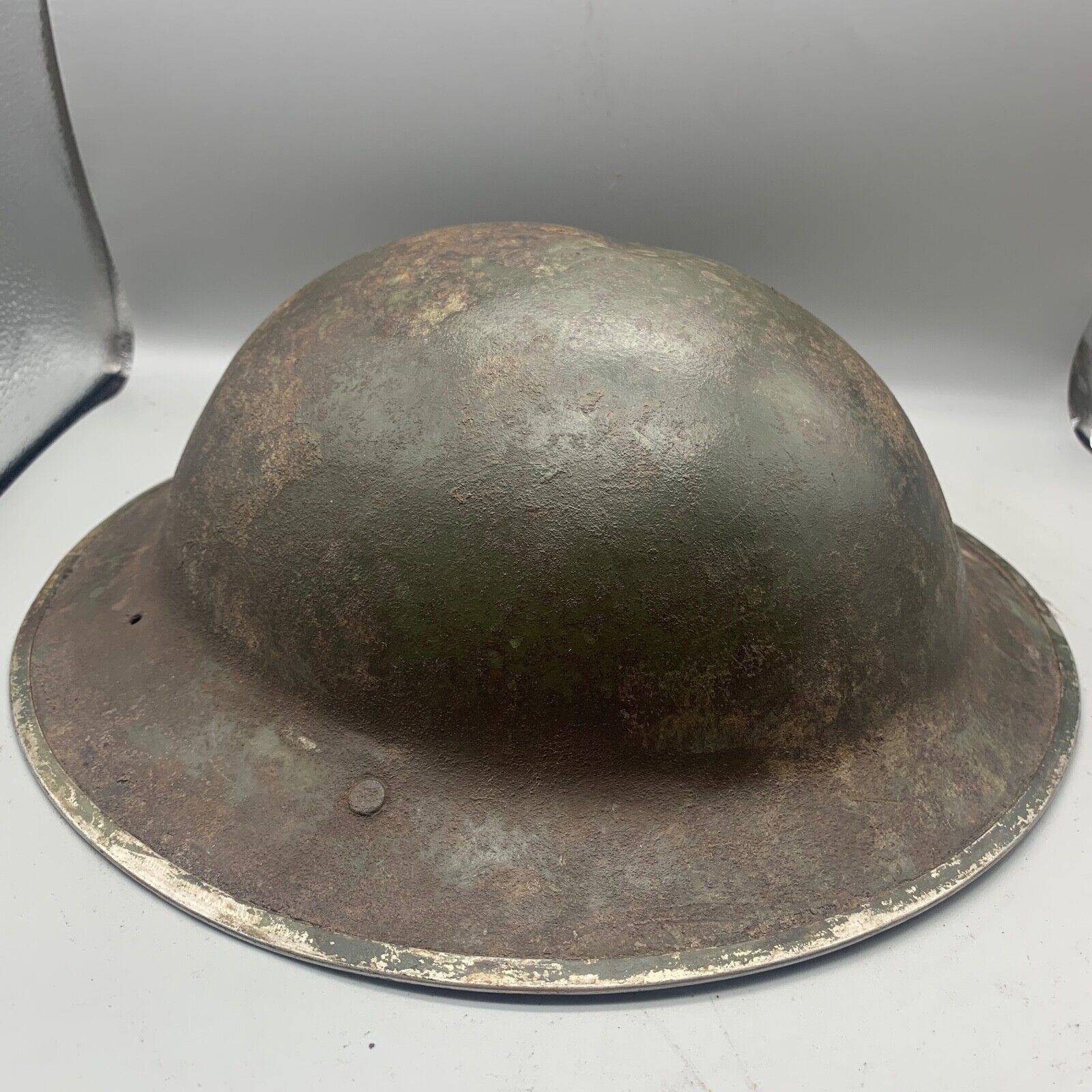 Original WW2 South African Army Mk2 Brodie Helmet - British Style Combat Helmet - The Militaria Shop