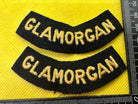 Original WW2 British Home Front Civil Defence Glamorgan Shoulder Titles - The Militaria Shop