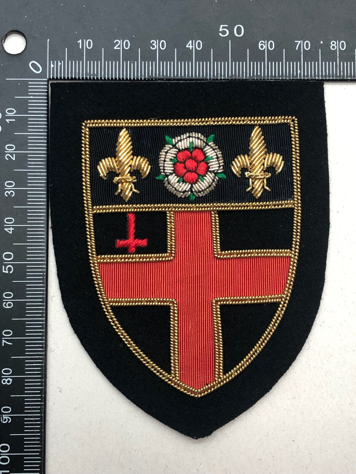 British Army Bullion Embroidered Blazer Badge - Unknown Regiment - The Militaria Shop