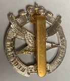 British Army Gilder Pilot Regiment white metal cap badge. - The Militaria Shop