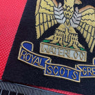British Army Bullion Embroidered Blazer Badge - The Royal Scots Greys Regiment - The Militaria Shop