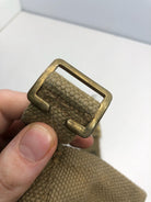 WW2 British Army 37 Pattern Webbing Water Bottle Carrier Harness - 1942 Dated - The Militaria Shop