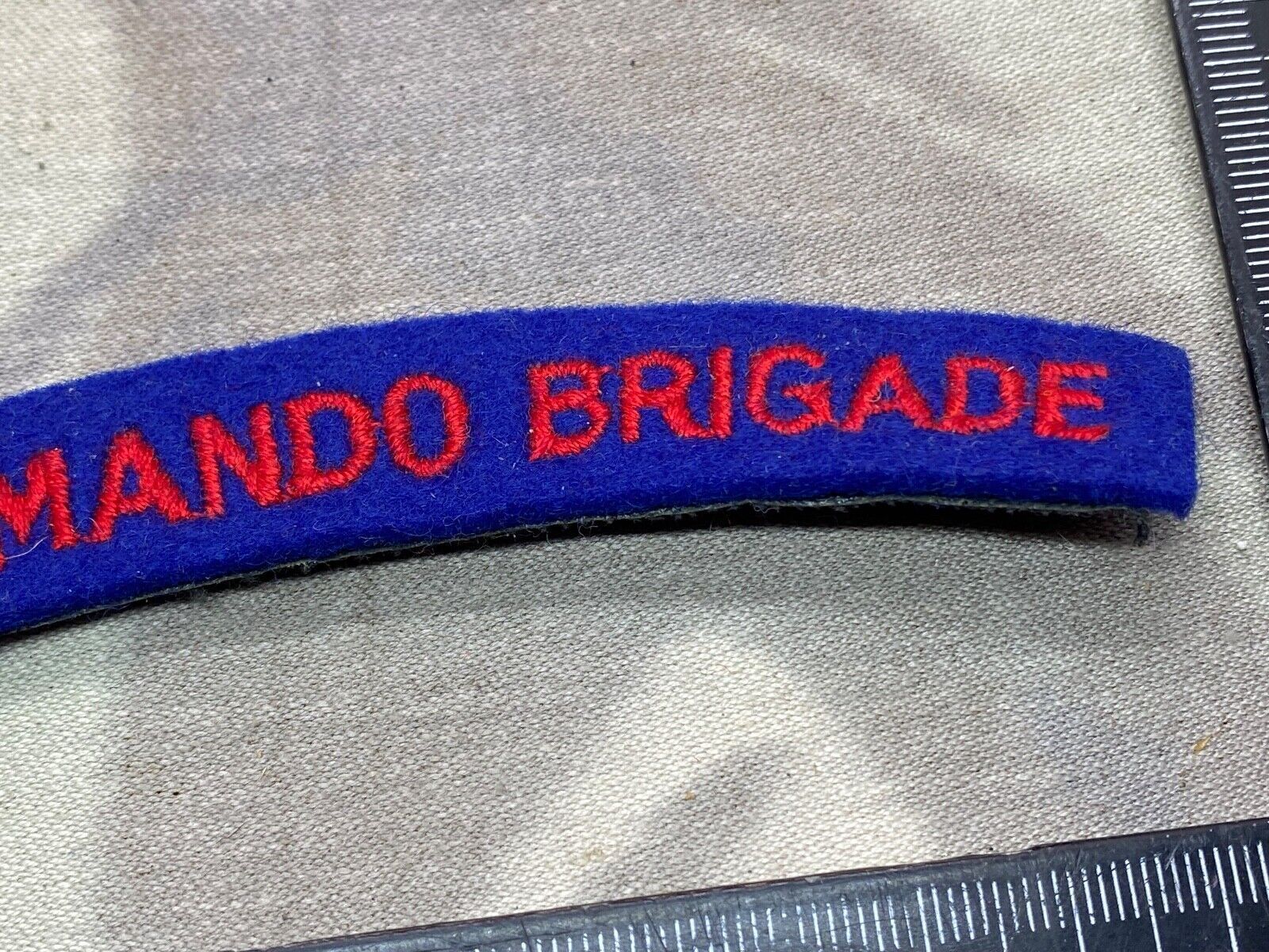 British Army - First Commando Regiment Shoulder Title - The Militaria Shop