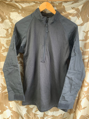 Kombat Tactical UBAC Mesh Fleece Shirt Ripstop Army Shirt Black Camo - Small - The Militaria Shop