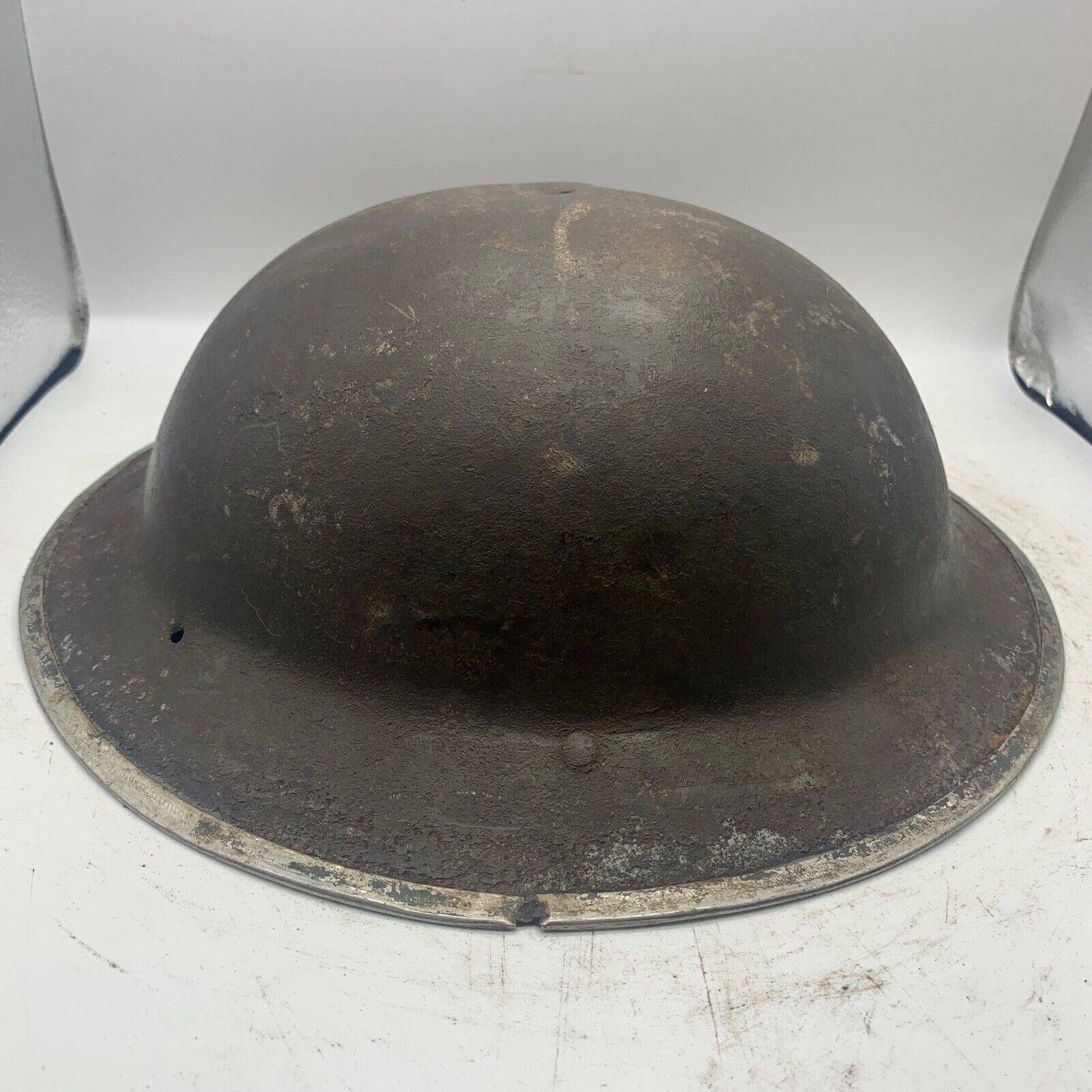 Original WW2 South African Army Mk2 Brodie Helmet - British Style Combat Helmet - The Militaria Shop