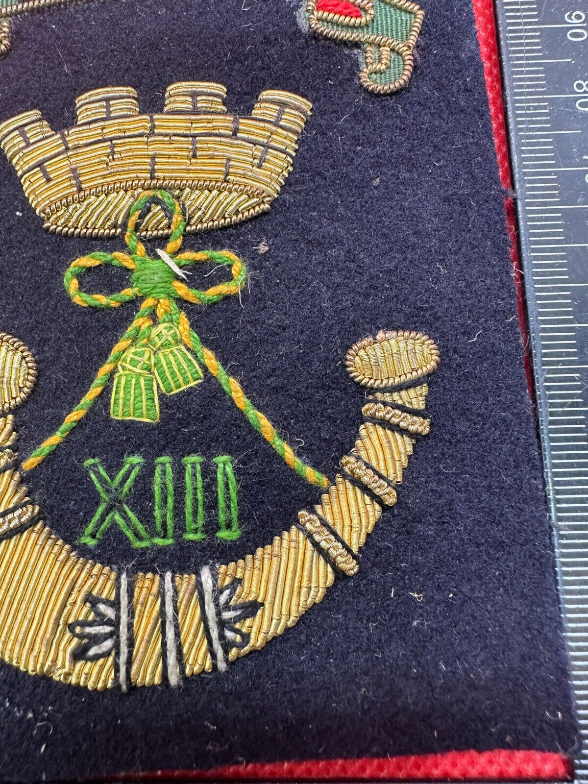 British Army Bullion Embroidered Blazer Badge - Somerset Light Infantry - The Militaria Shop
