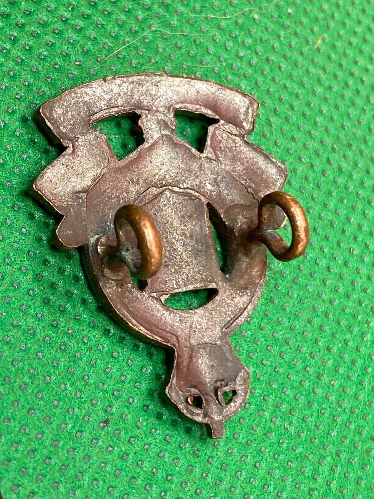 Original WW1 / WW2 British Army Officer's Royal Ordnance Corps Collar Badge - The Militaria Shop