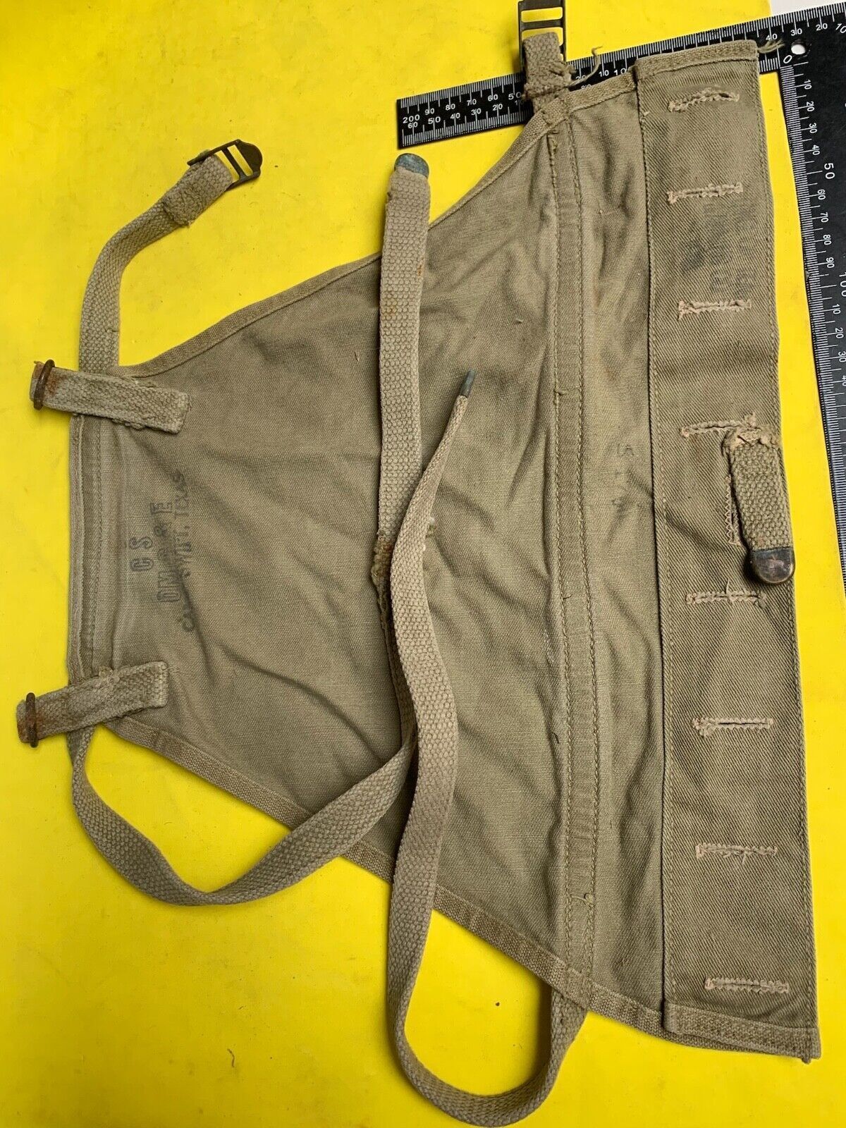 Original WW2 US Army M1928 Haversack Pack Tail - 1942 Dated - The Militaria Shop
