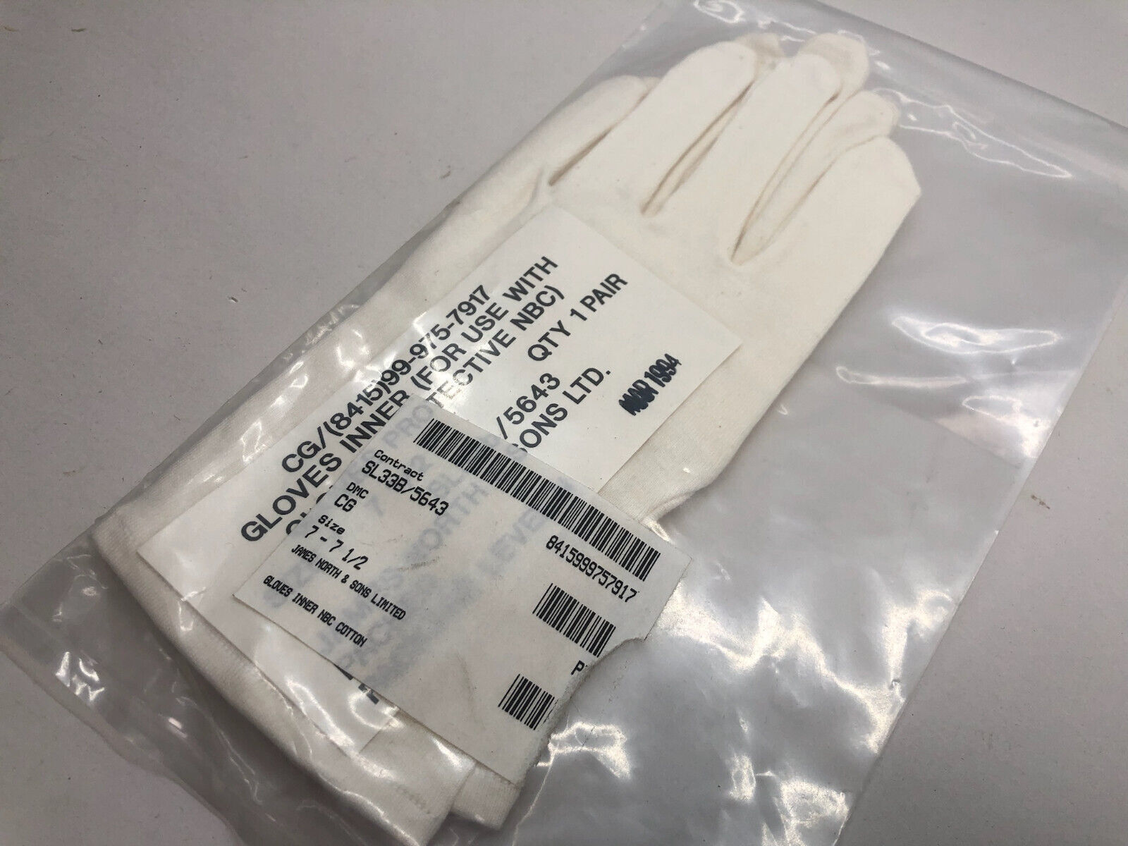 NEW Genuine British Army NBC Inner Protective Gloves - Ideal for Parade / MP Use - The Militaria Shop