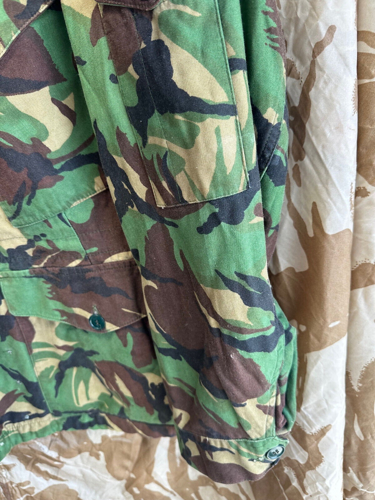 Genuine British Army 1968 Pattern DPM Combat Smock - Size 2 - 38" Chest - The Militaria Shop