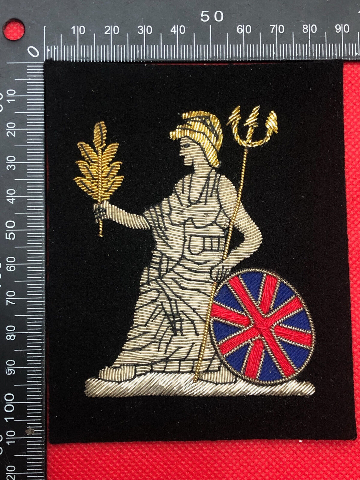 British Army Bullion Embroidered Blazer Badge - Norfolk Regiment - The Militaria Shop