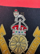 British Army Bullion Embroidered Blazer Badge - The Loyal Regiment - Kings Crown - The Militaria Shop