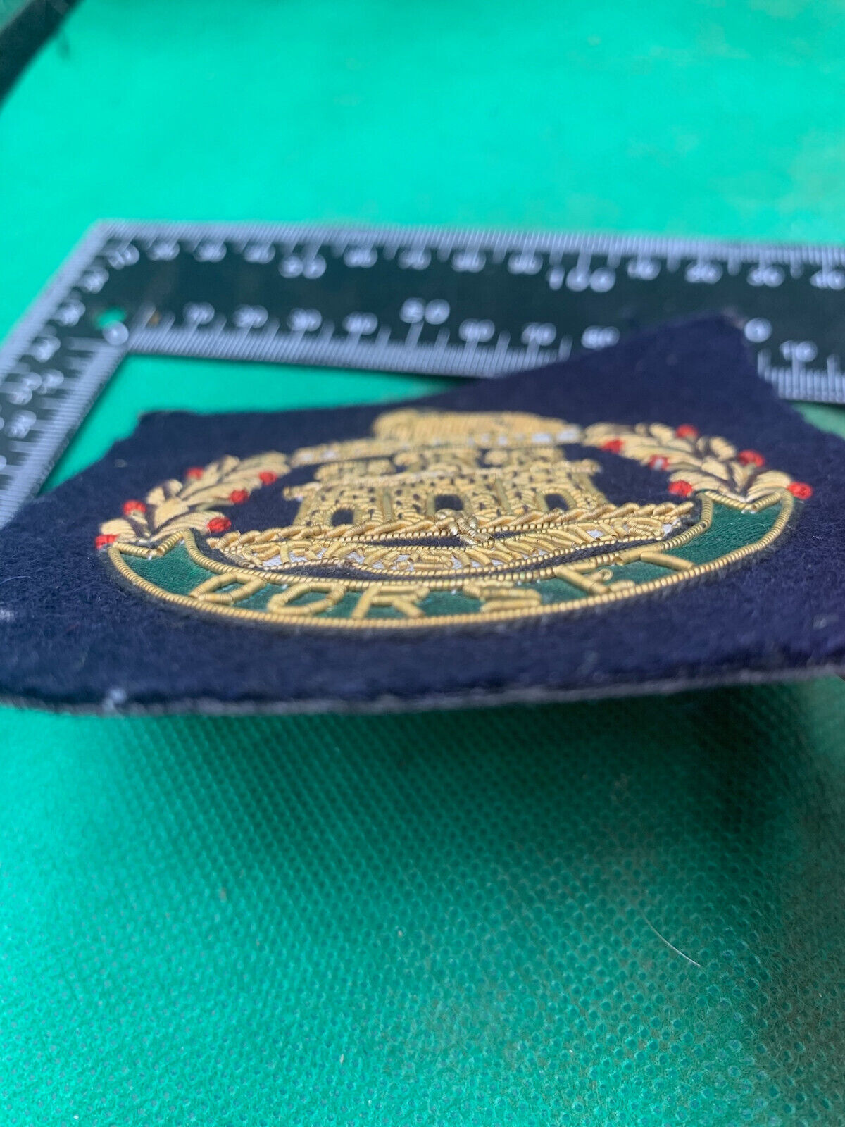 British Army Bullion Embroidered Blazer Badge - Dorset Regiment - The Militaria Shop