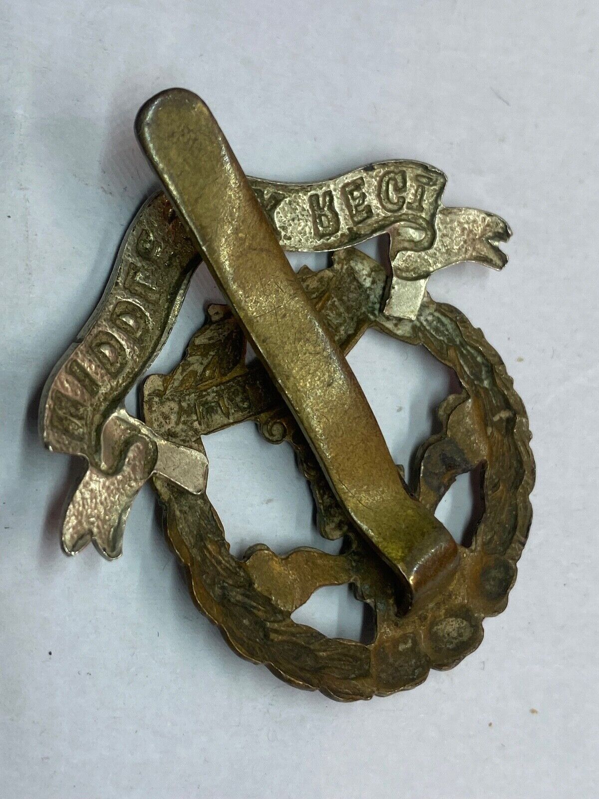 Original British Army - Middlesex Regiment Cap Badge - The Militaria Shop