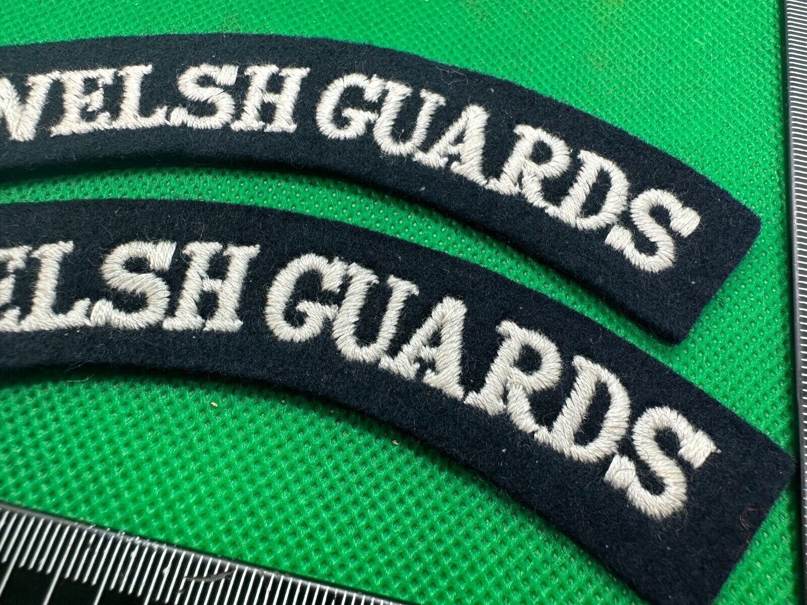 Welsh Guards British Army Shoulder Titles Pair - WW2 Onwards Pattern - The Militaria Shop