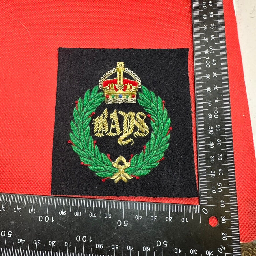 British Army Bullion Embroidered Blazer Badge - 2nd Dragoon Guards - The Militaria Shop