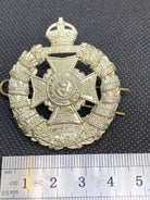 Original WW2 British Army Prince Consorts Own Brass Cap Badge - The Militaria Shop