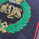 British Army Bullion Embroidered Blazer Badge - 2nd Dragoon Guards - The Militaria Shop