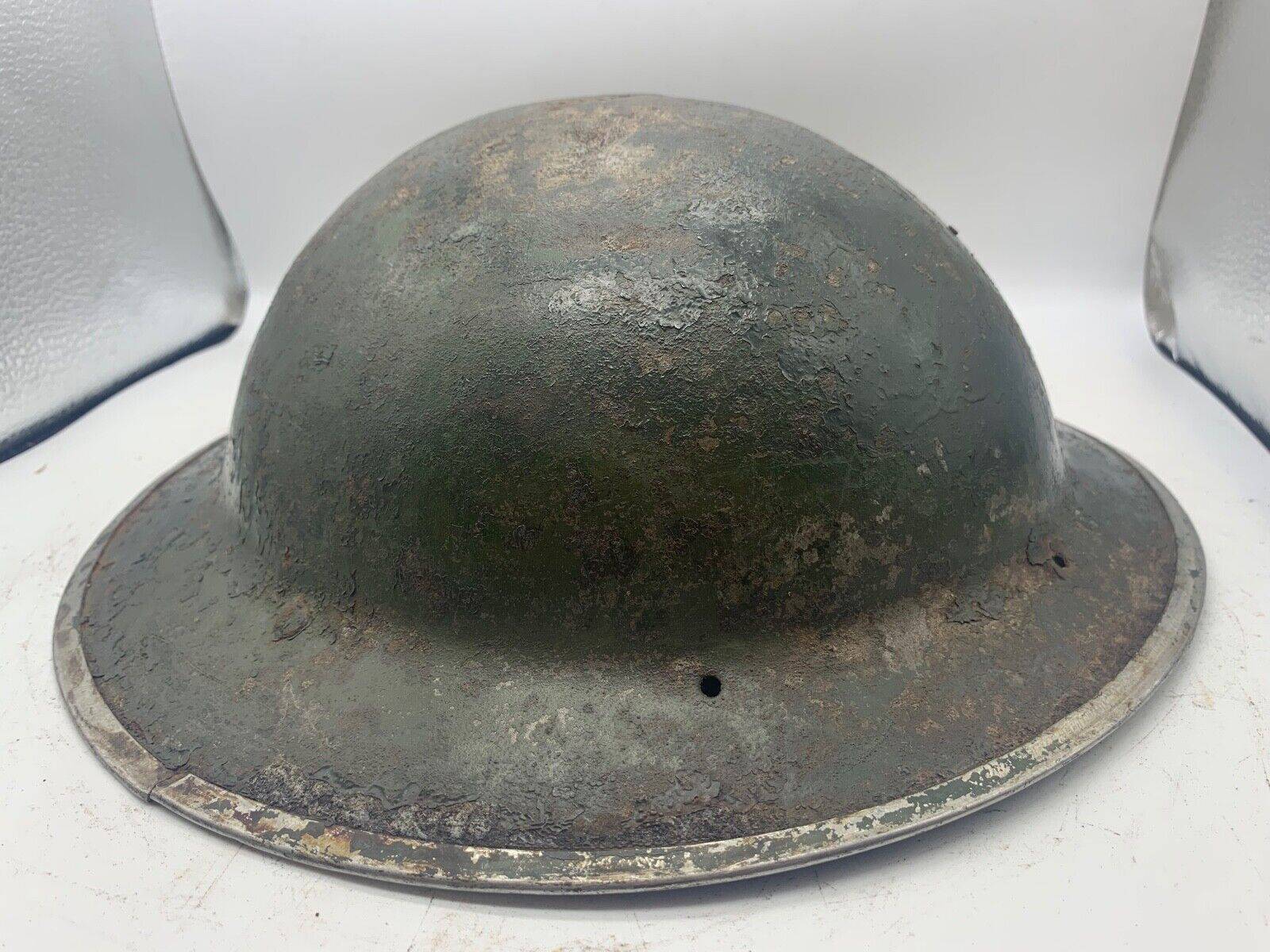 Original WW2 South African Army Mk2 Brodie Helmet - British Style Combat Helmet - The Militaria Shop