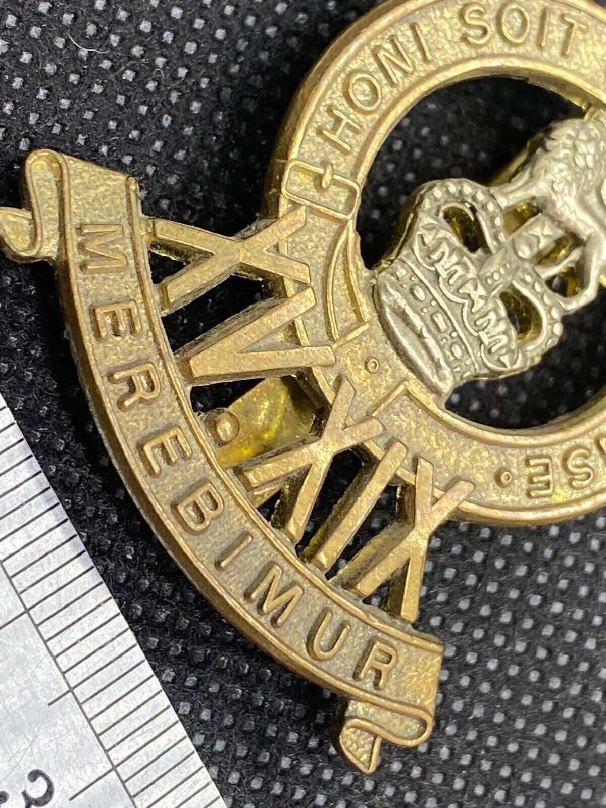 British Army 15th/19th The King's Royal Hussars Regiment Queen's Crown - The Militaria Shop