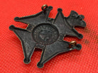Victorian Crown The King's Royal Rifle Corps Blackened Cap Badge - The Militaria Shop