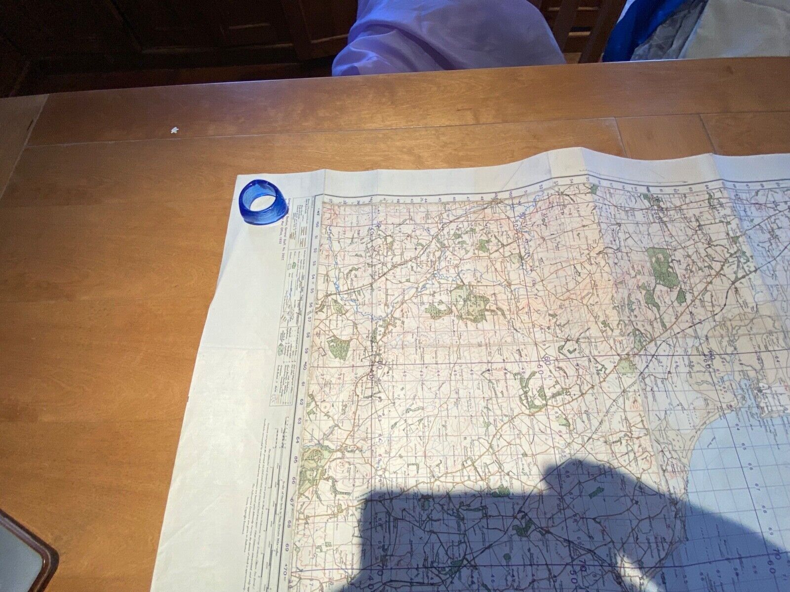 WW2 British Army 1932 dated MILITARY EDITION General Staff map of HOLY ISLAND. - The Militaria Shop