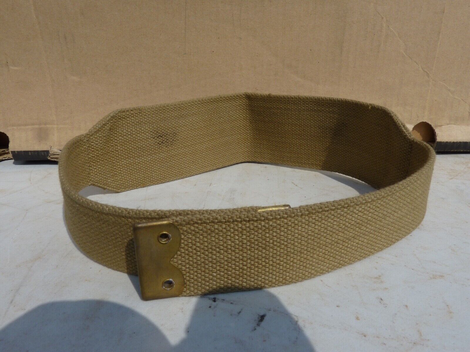 Original WW2 British Army 37 Pattern Yoke Utility Shoulder Strap - MECo 1939 - The Militaria Shop