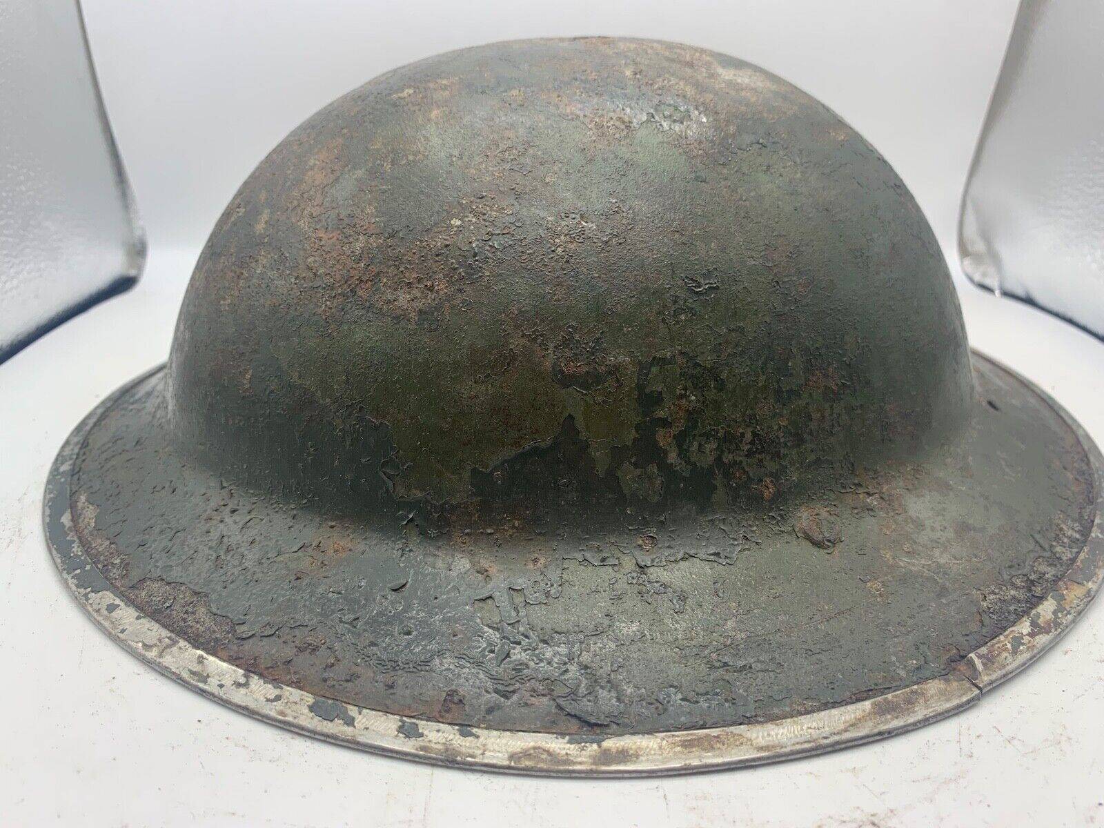 Original WW2 South African Army Mk2 Brodie Helmet - British Style Combat Helmet - The Militaria Shop